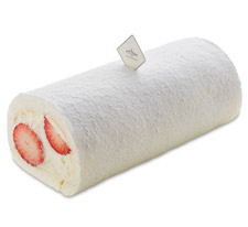 strawberry white roll